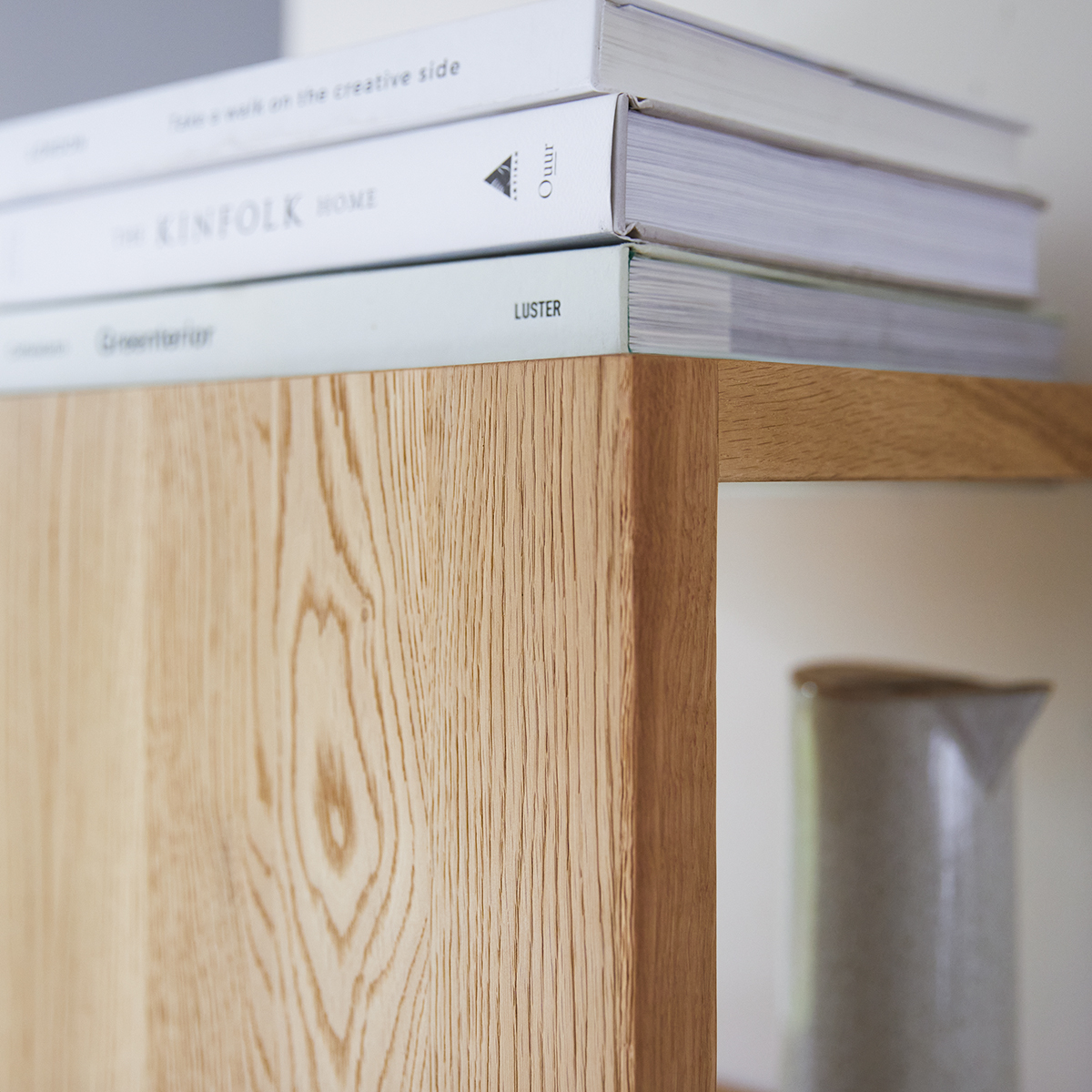 Easy 35x140 solid oak shelving unit Easy 35x140 solid oak shelving unit