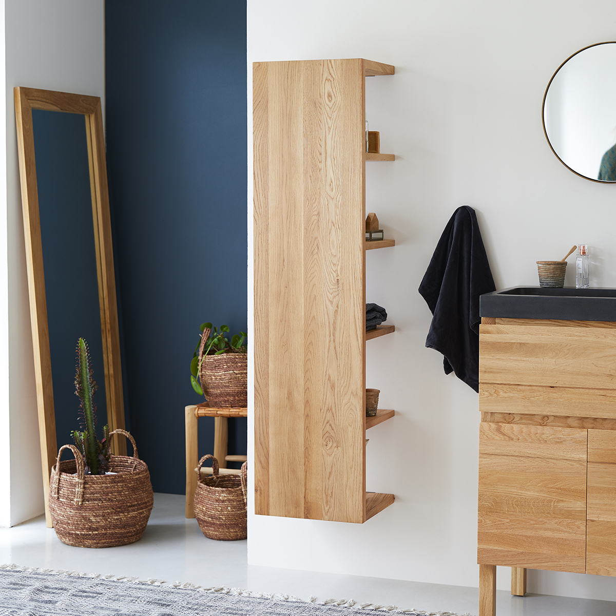 Easy solid oak Column 35 Easy solid oak Column 35