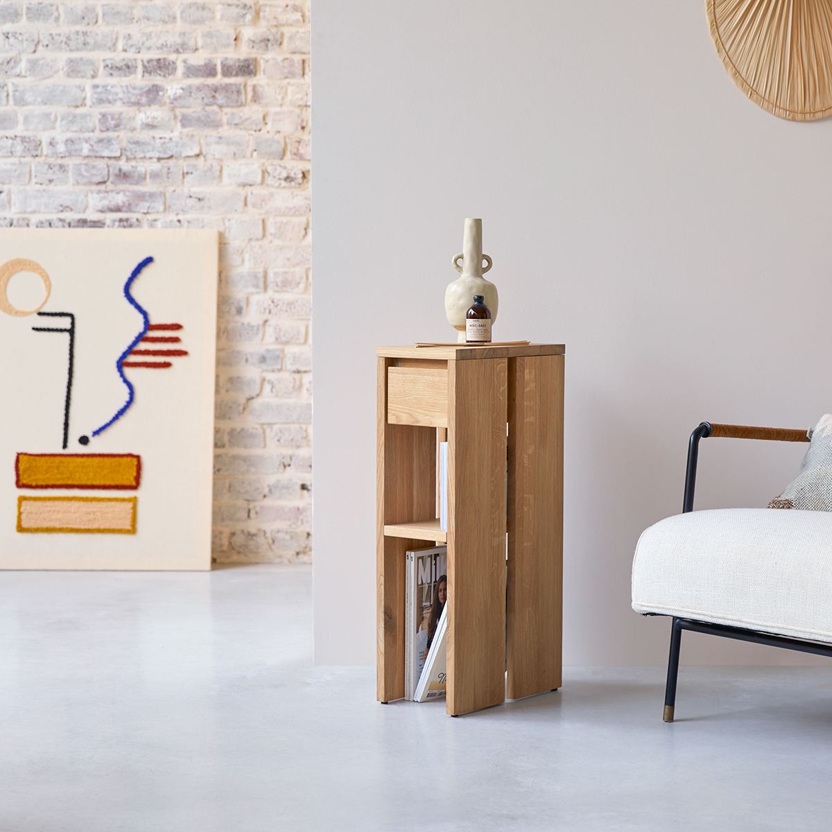 Eden solid oak side table Eden solid oak side table