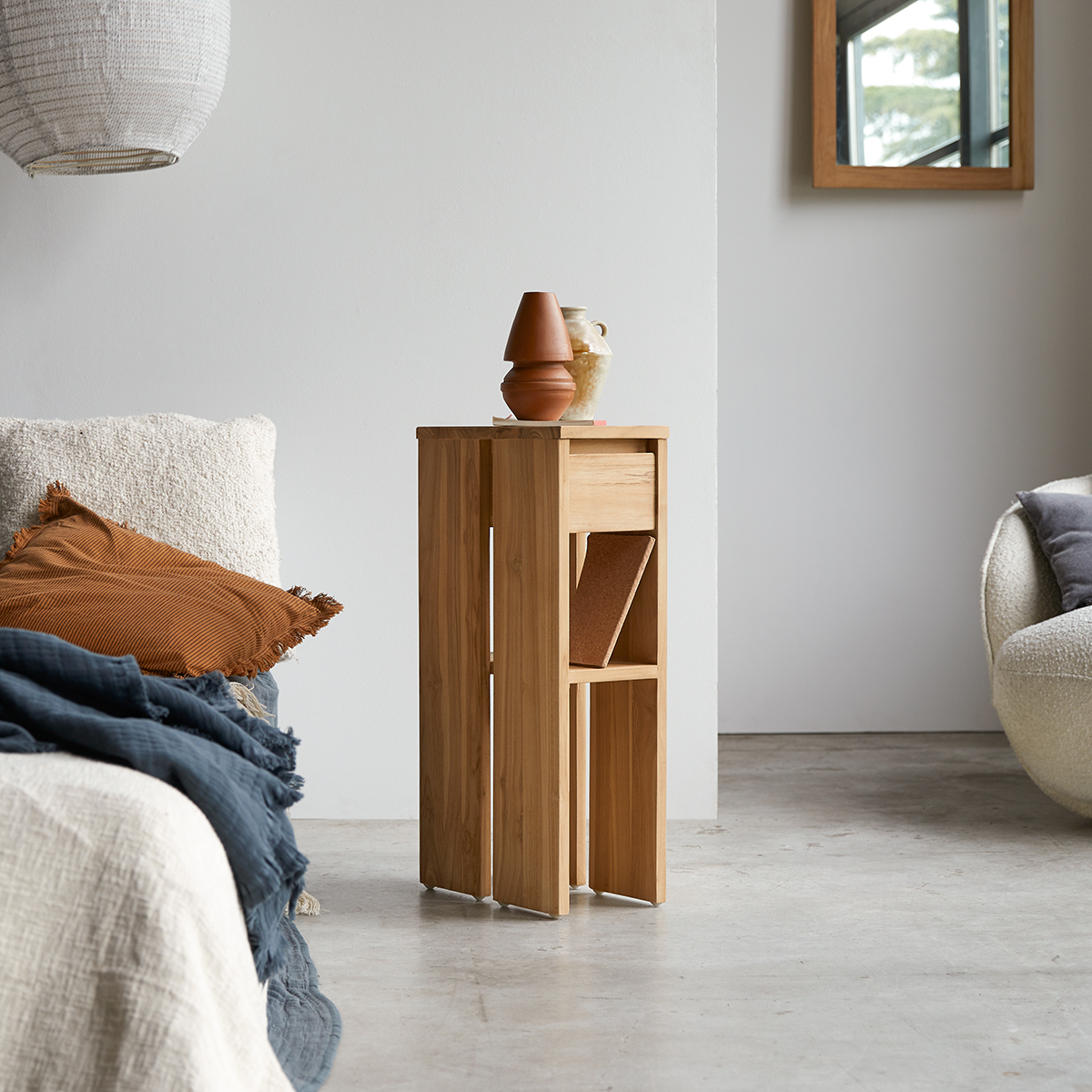 Eden solid teak Bedside Table Eden solid teak Bedside Table