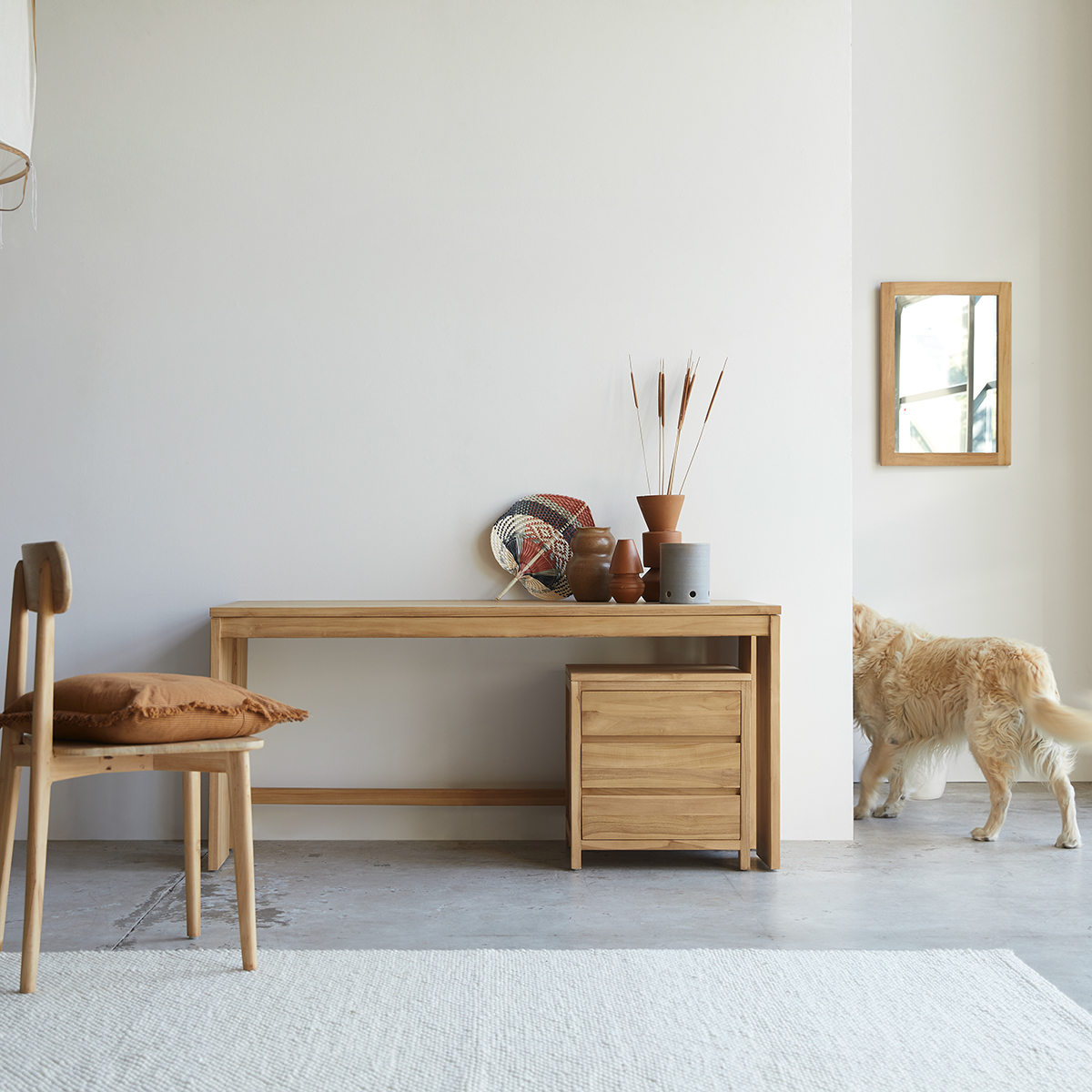 Eden solid teak Desk 160 Eden solid teak Desk 160
