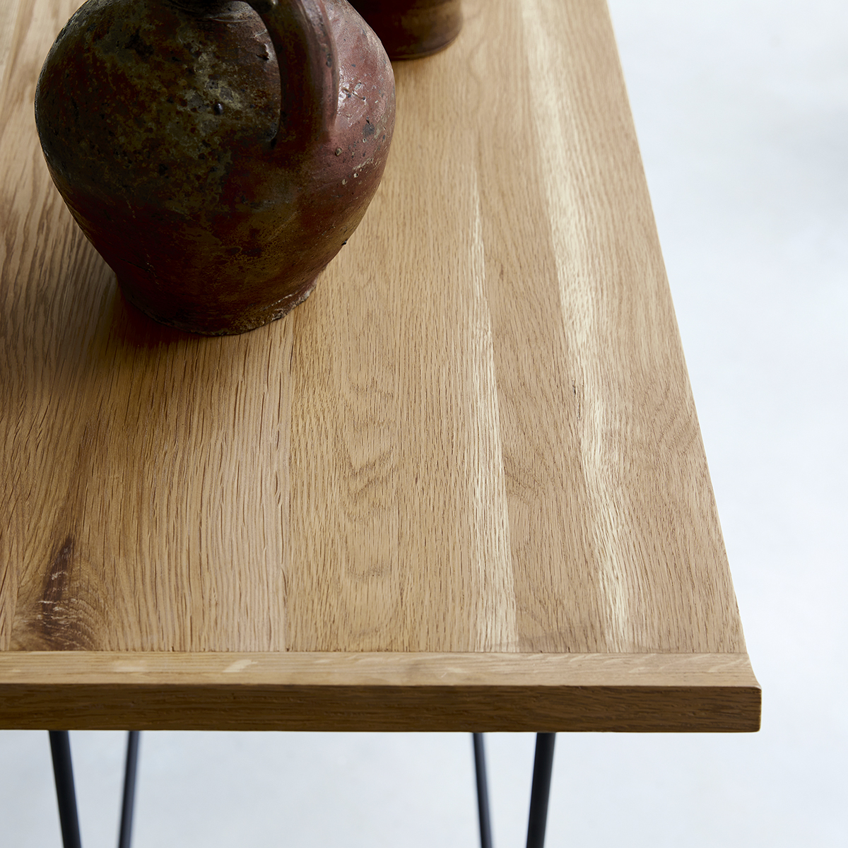 Ema metal and solid oak console table 130 Ema metal and solid oak console table 130