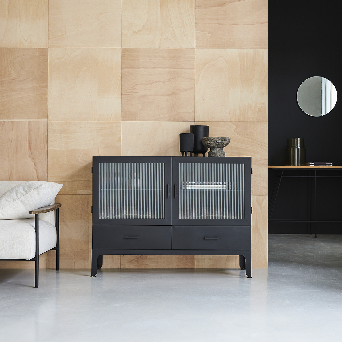 Emil metal low Display cabinet Emil metal low Display cabinet