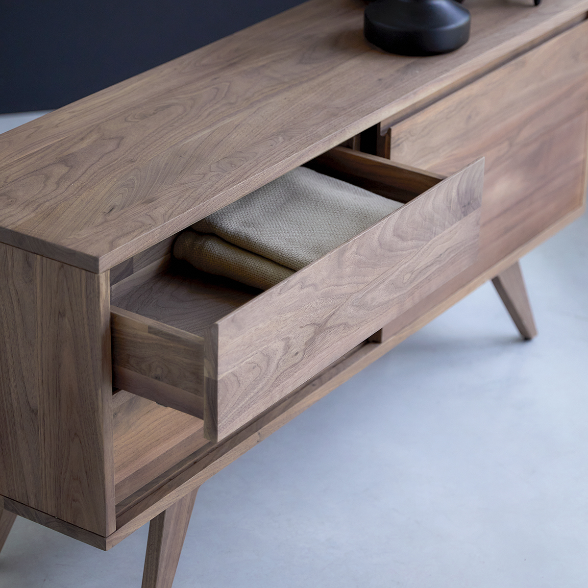 Esmée solid walnut sideboard 130 Esmée solid walnut sideboard 130