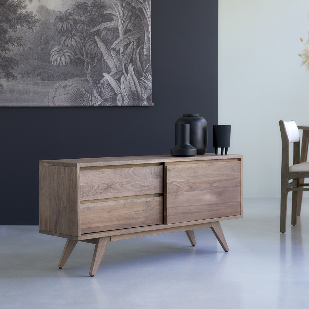 Esmée solid walnut sideboard 130 Esmée solid walnut sideboard 130