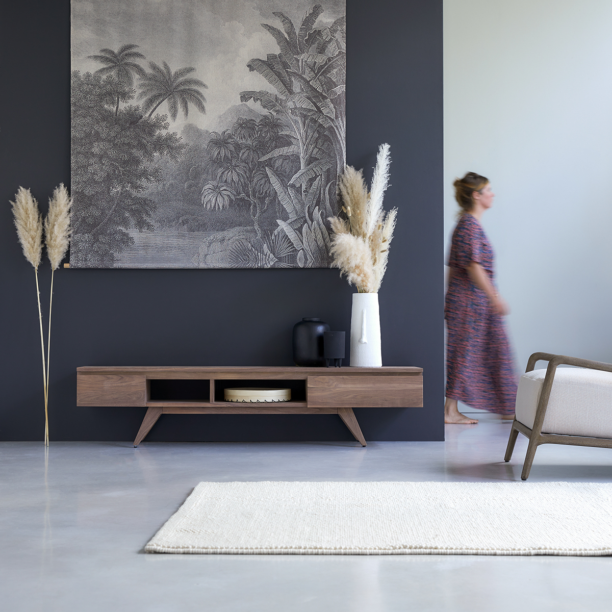 Esmee solid walnut TV Stand 180 cm Esmee solid walnut TV Stand 180 cm