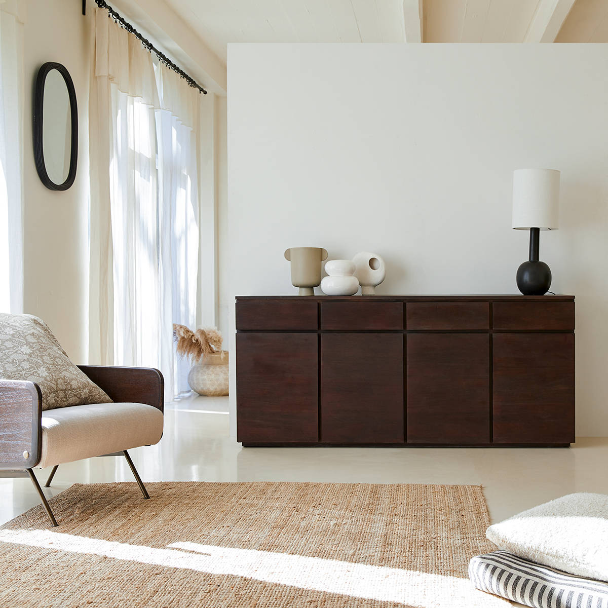 Eva solid mahogany Sideboard 200 Eva solid mahogany Sideboard 200
