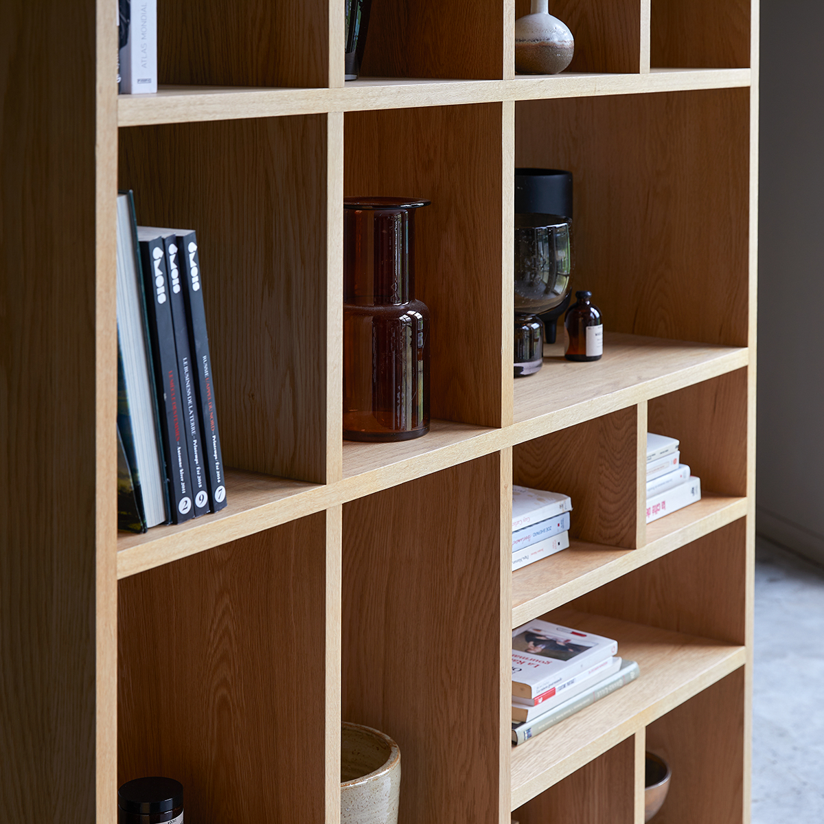 Eyota Oak Bookcase 130x220 Eyota Oak Bookcase 130x220