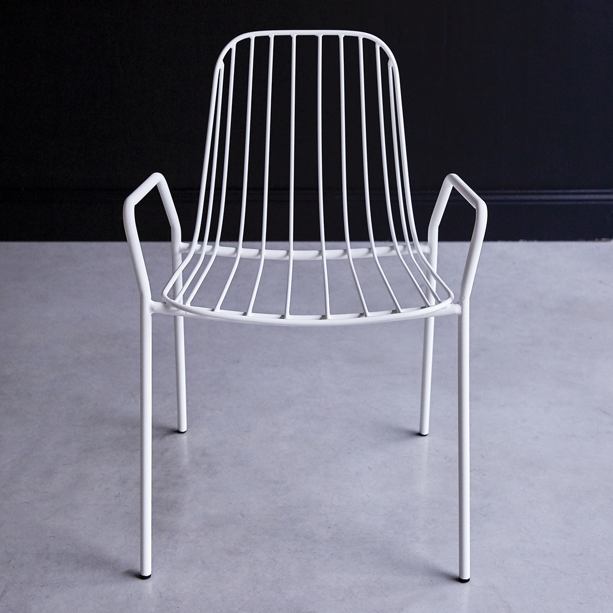 Fauteuil en métal Arty white Fauteuil en métal Arty white