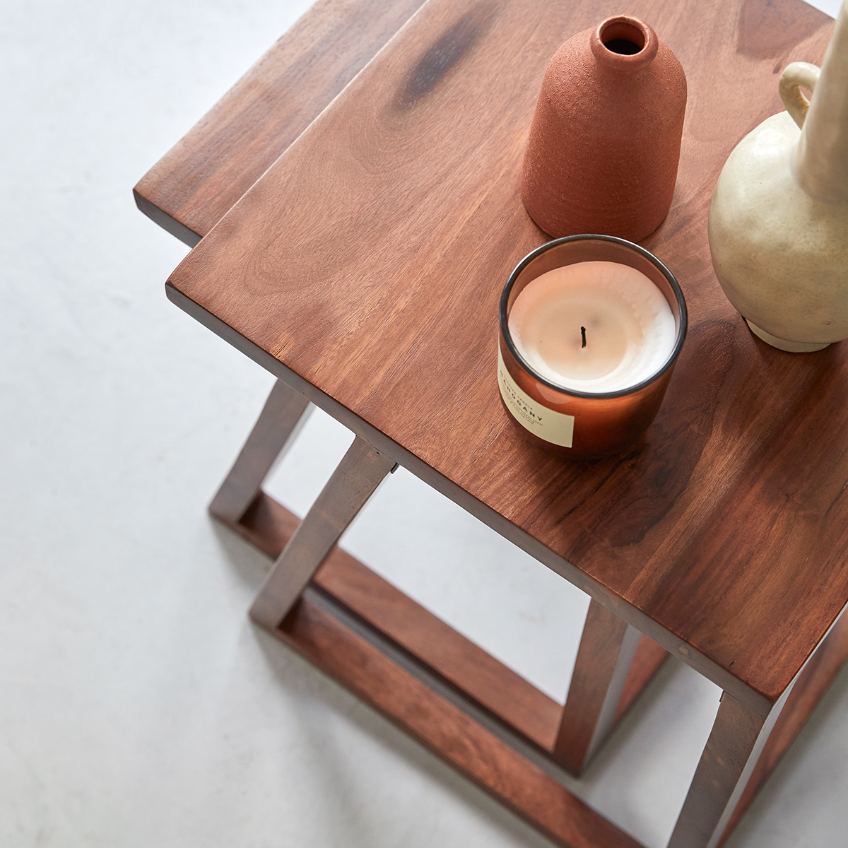 Gaspard Nesterd solid sheesham Side Table Gaspard Nesterd solid sheesham Side Table