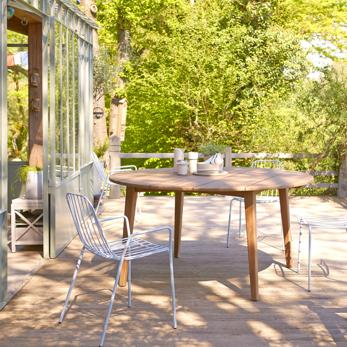 Grasshopper solid teak Outdoor Table 150 Grasshopper solid teak Outdoor Table 150