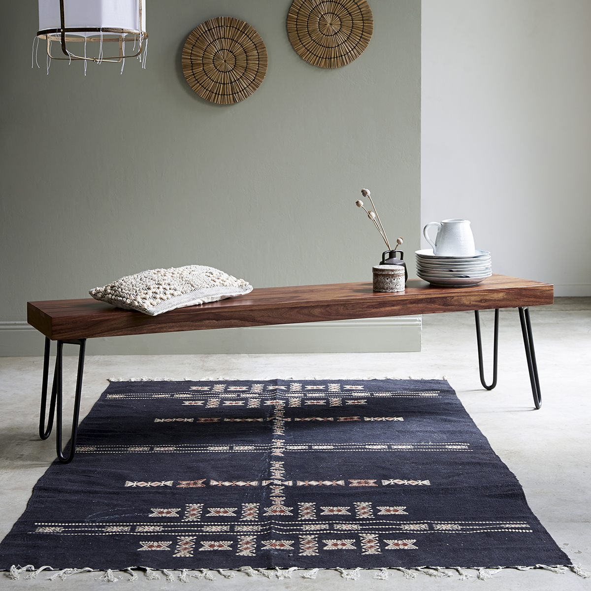 Helga solid sheesham Bench 180 Helga solid sheesham Bench 180