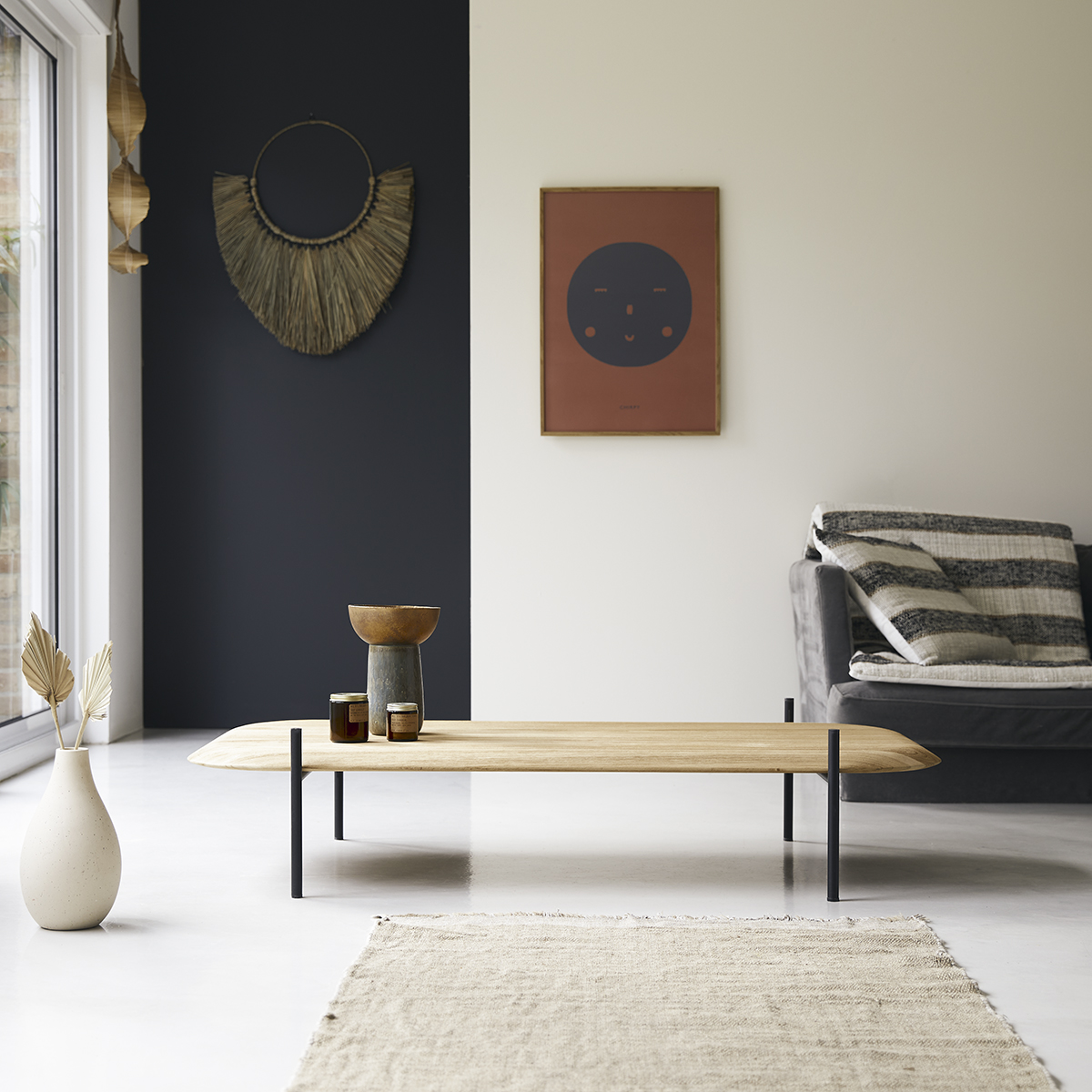 Honorine 140x75 teak coffee table Honorine 140x75 teak coffee table