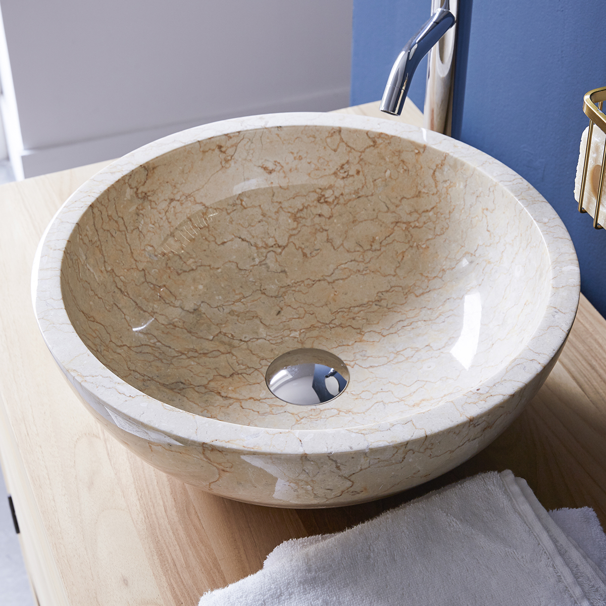 Ibyza cream marble Washbasin Ibyza cream marble Washbasin