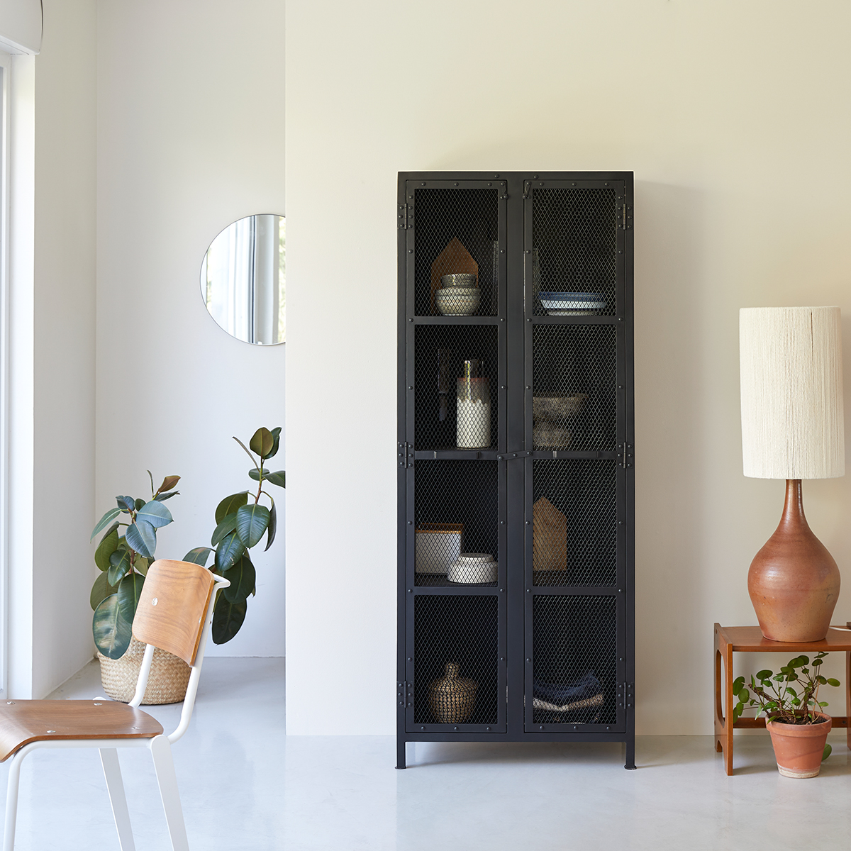 Industriel Metal Grill Cabinet 70 Industriel Metal Grill Cabinet 70
