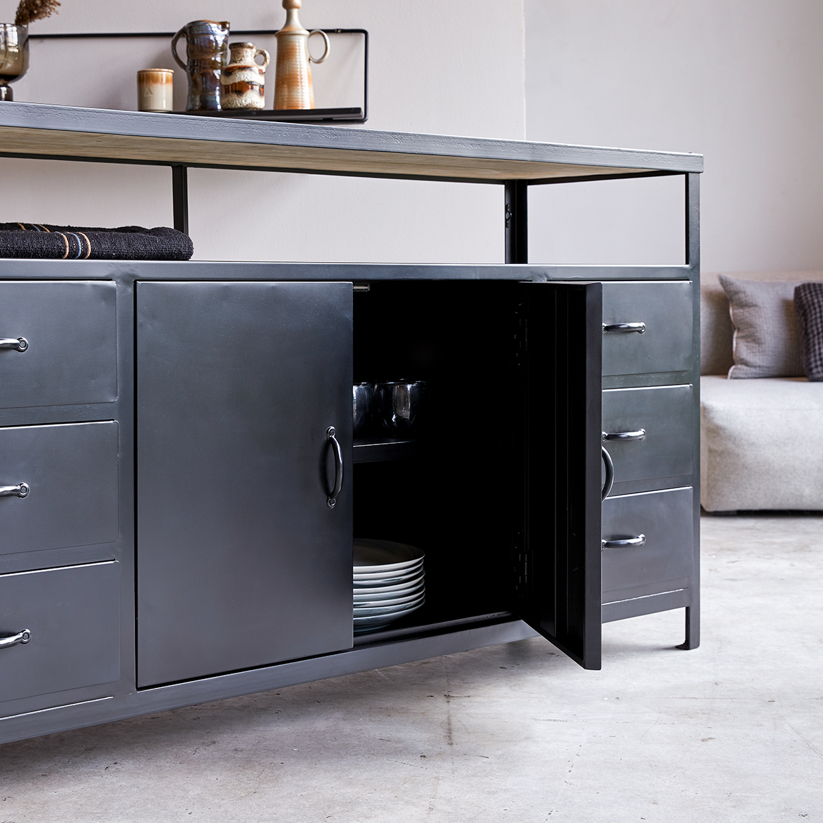 Industriel Metal Sideboard/ TV Stand 160 Industriel Metal Sideboard/ TV Stand 160