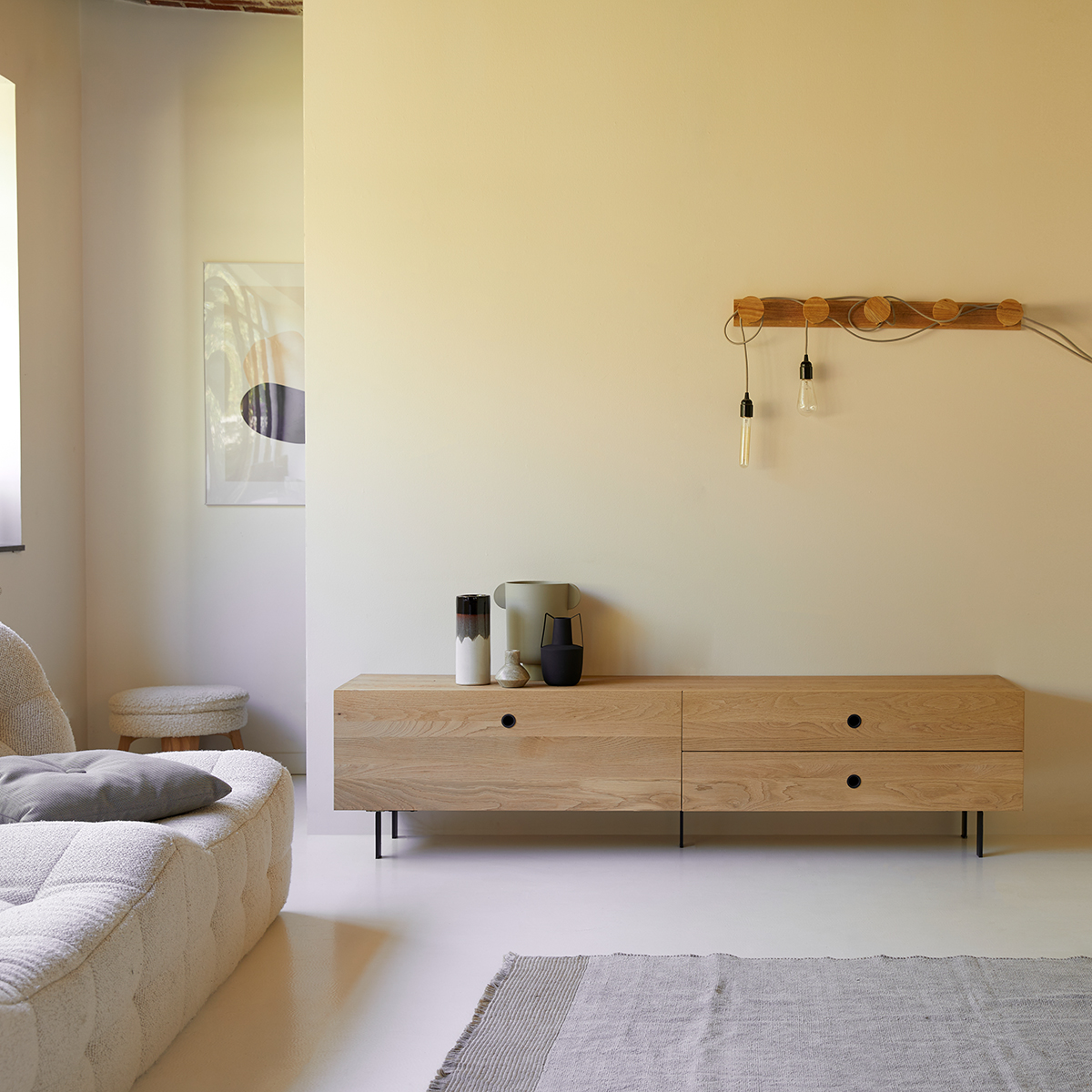 Jeanne solid oak TV Stand 200 cm Jeanne solid oak TV Stand 200 cm