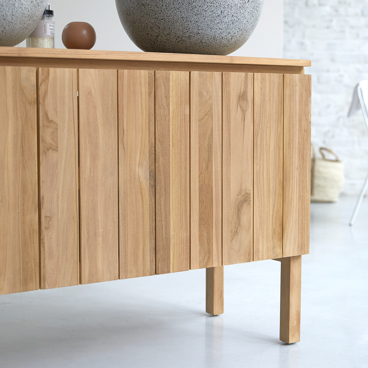 Jill solid teak vanity unit 120 Jill solid teak vanity unit 120