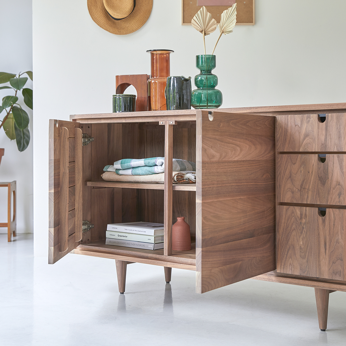 Jonàk solid walnut sideboard 145 Jonàk solid walnut sideboard 145