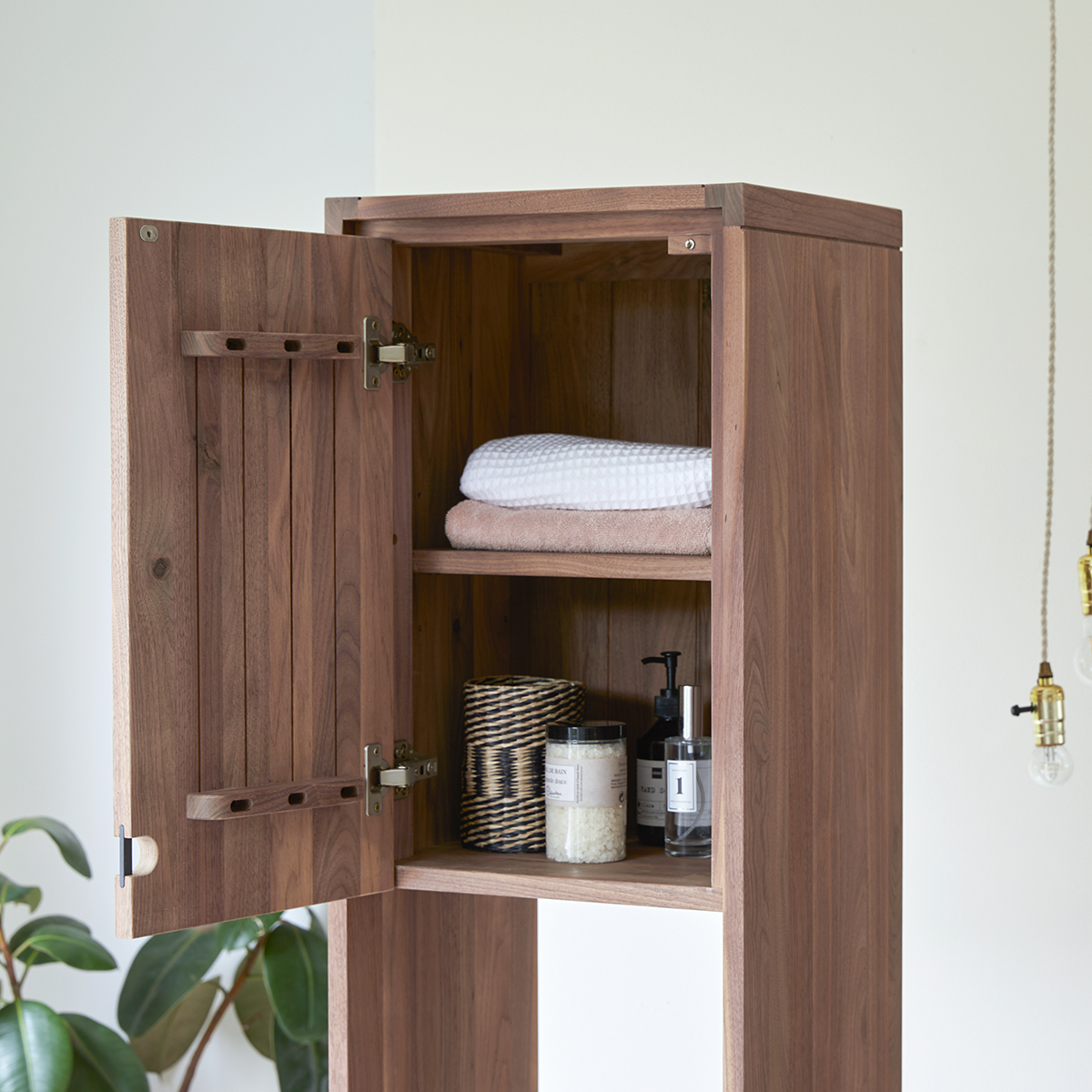 Jonàk solid walnut tall bathroom unit 180 Jonàk solid walnut tall bathroom unit 180