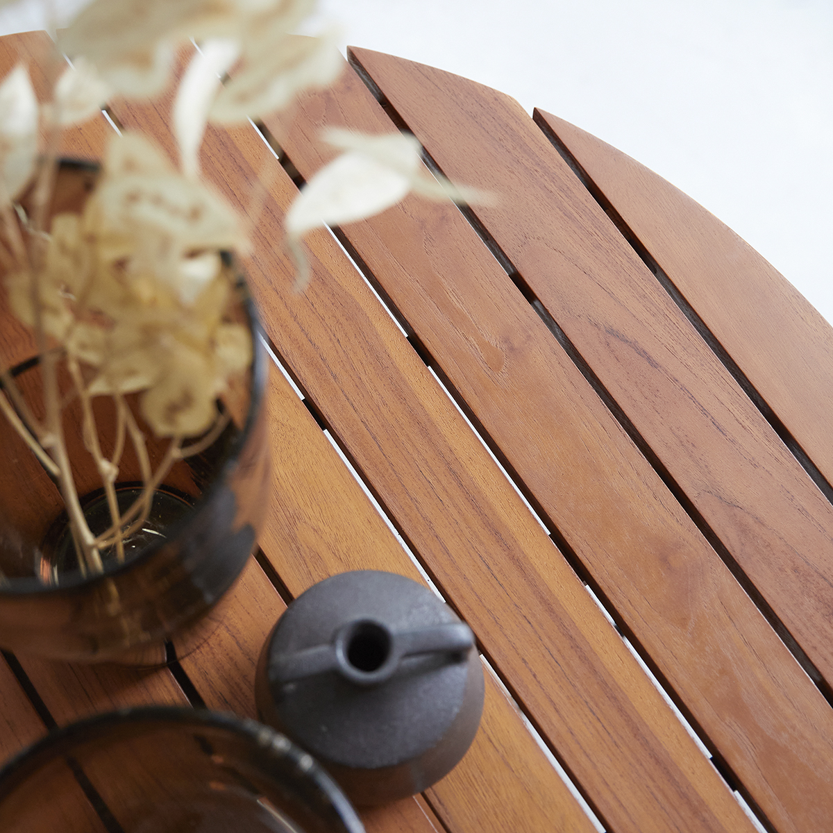 Key Wood solid teak slatted Coffee Table Key Wood solid teak slatted Coffee Table