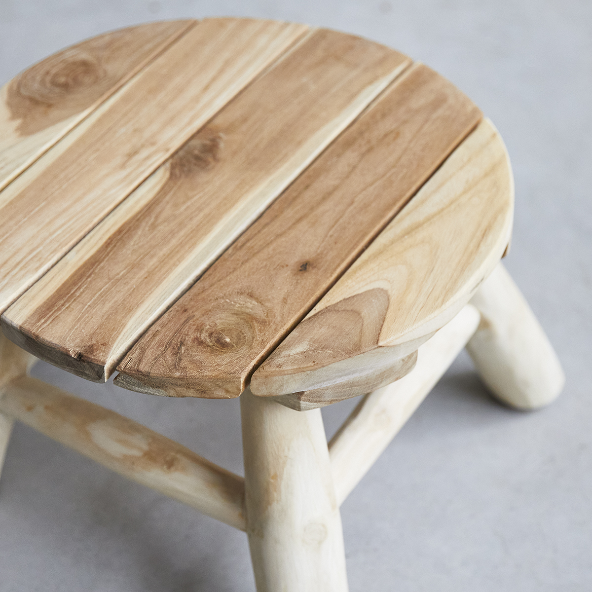 Kilim Decorative Teak Stool Kilim Decorative Teak Stool