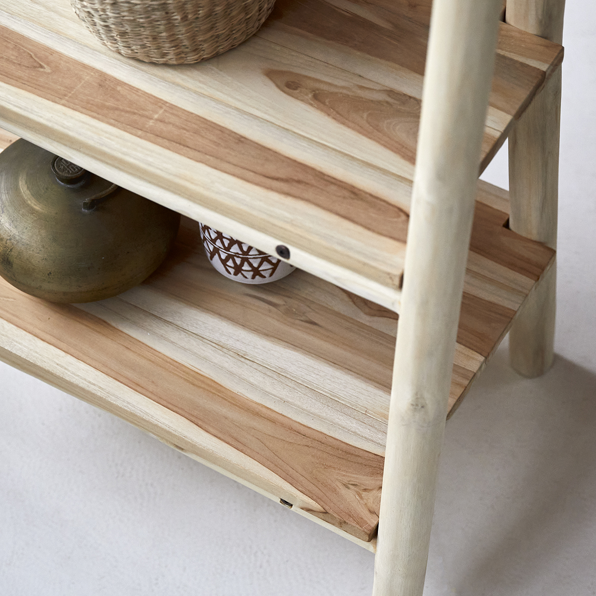 Kilim solid teak linen rack 160 Kilim solid teak linen rack 160