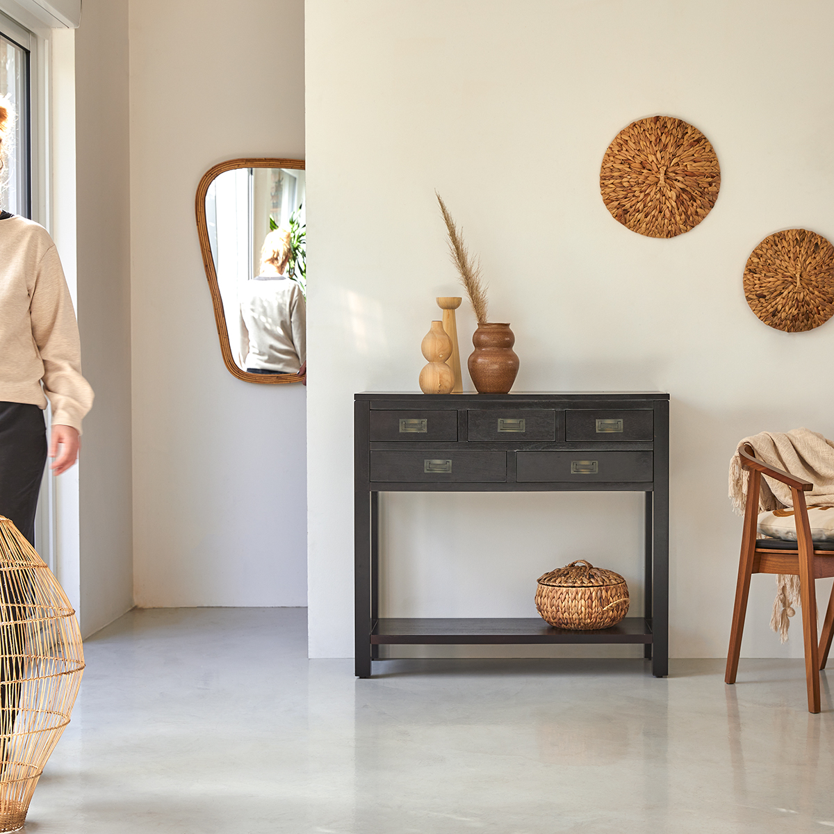 Klaten mahogany Console table Klaten mahogany Console table