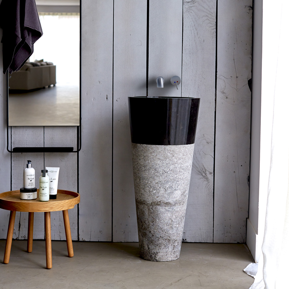 Koni marble pedestal Washbasin Koni marble pedestal Washbasin