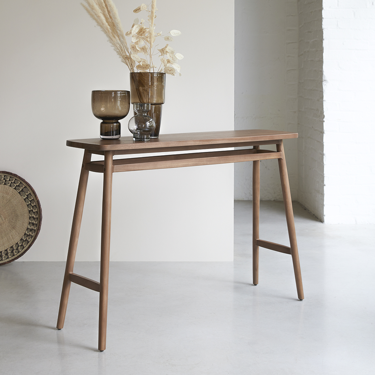 Konsole aus massives Teakholz 120 Twist Konsole aus massives Teakholz 120 Twist