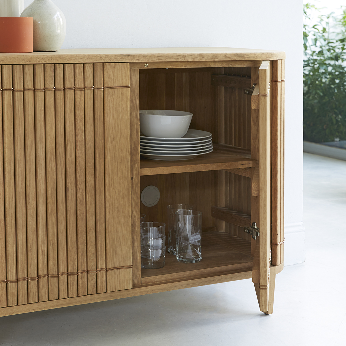 Koppar solid oak sideboard 115 Koppar solid oak sideboard 115