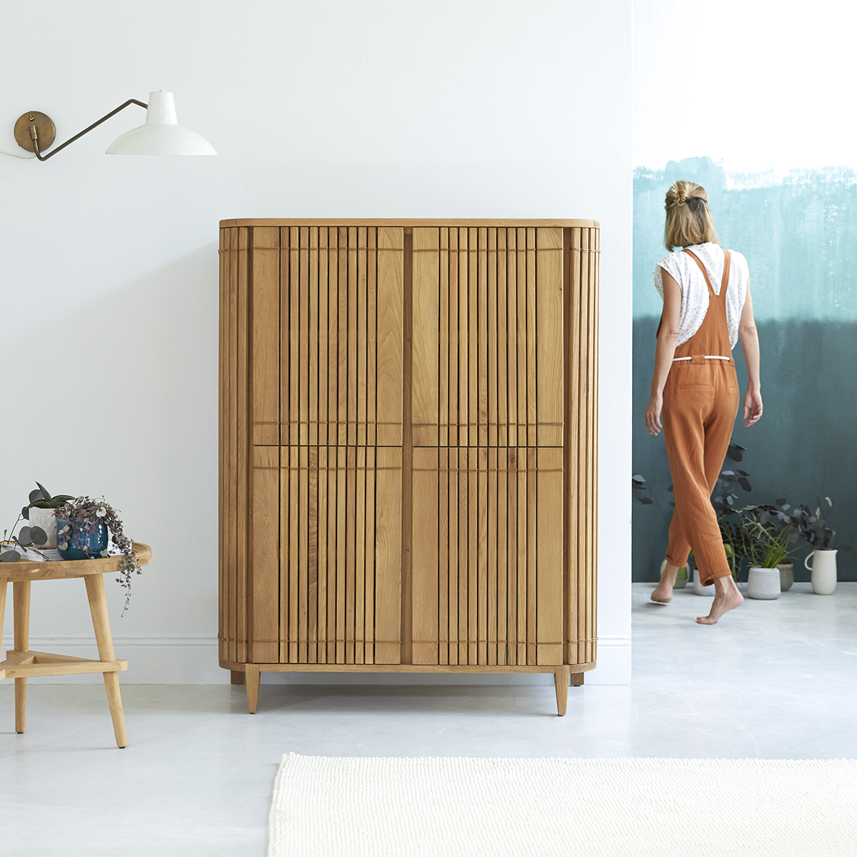 Koppar solid oak storage cupboard 145 Koppar solid oak storage cupboard 145