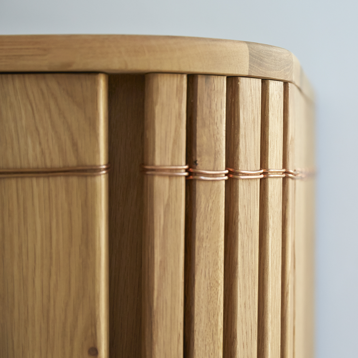 Koppar solid oak storage cupboard 145 Koppar solid oak storage cupboard 145