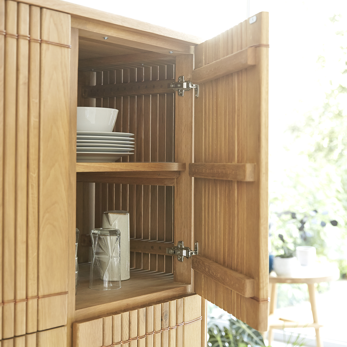 Koppar solid oak storage cupboard 145 Koppar solid oak storage cupboard 145