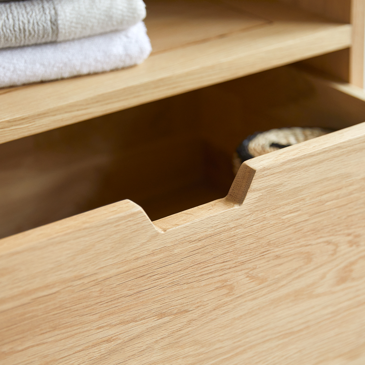 Kwarto solid oak vanity cabinet 60 Kwarto solid oak vanity cabinet 60