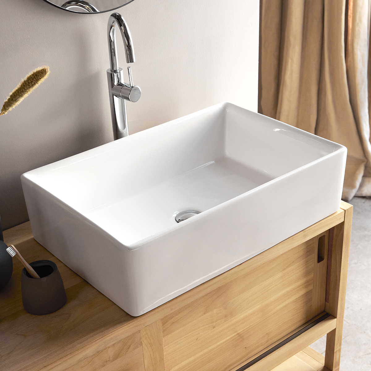 Lavabo de cerámica Ema Lavabo de cerámica Ema