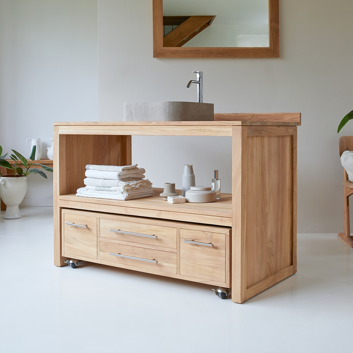 Layang solid teak Washstand 120 Layang solid teak Washstand 120