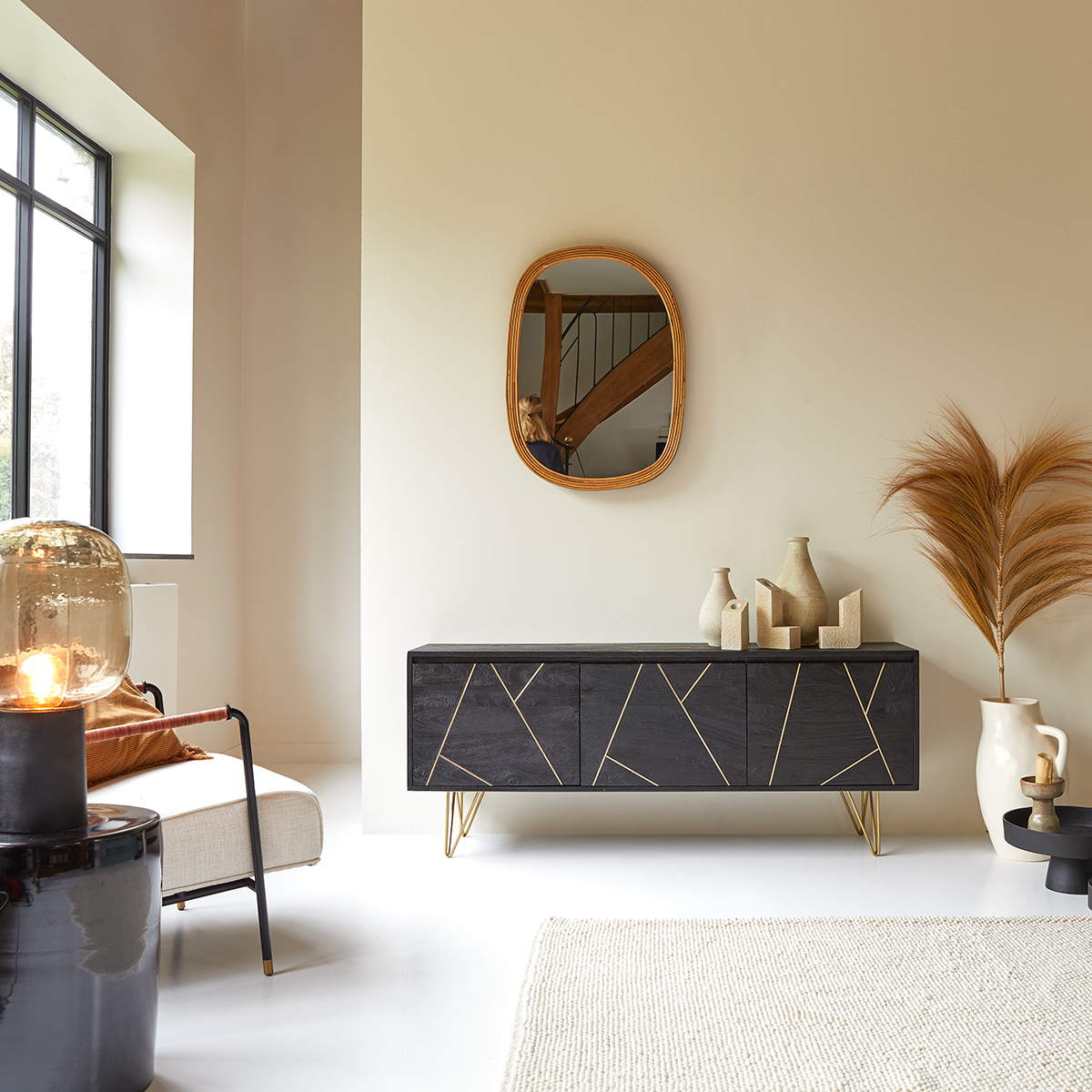 Liv solid mango TV Stand 150 cm Liv solid mango TV Stand 150 cm