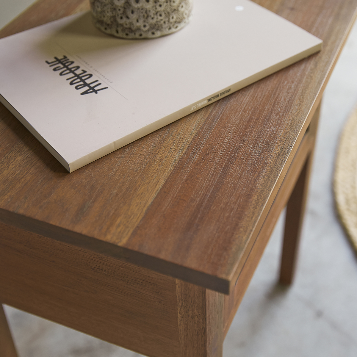Loggia solid mahogany Bedside table Loggia solid mahogany Bedside table