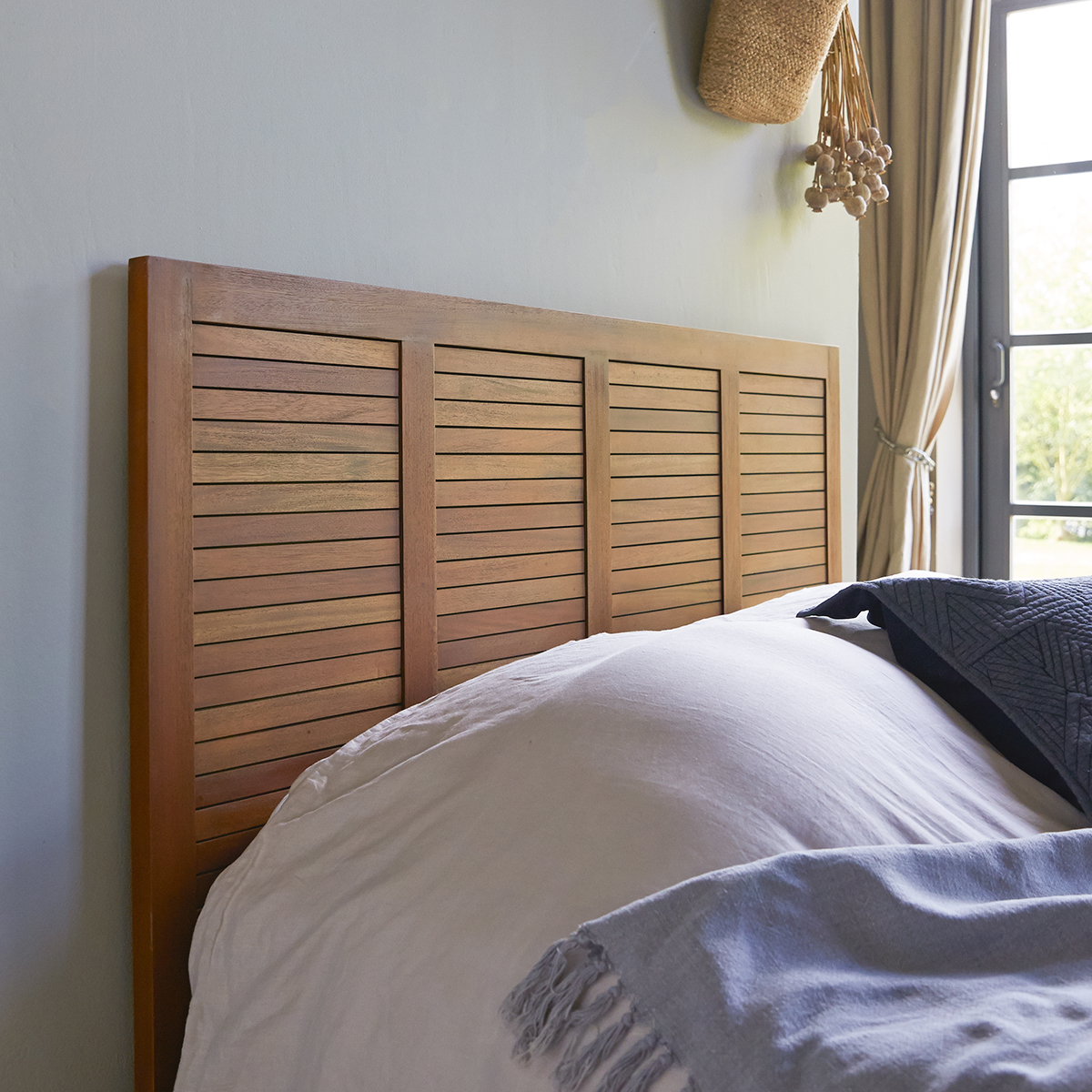Loggia solid mahogany Headboard 160 cm Loggia solid mahogany Headboard 160 cm