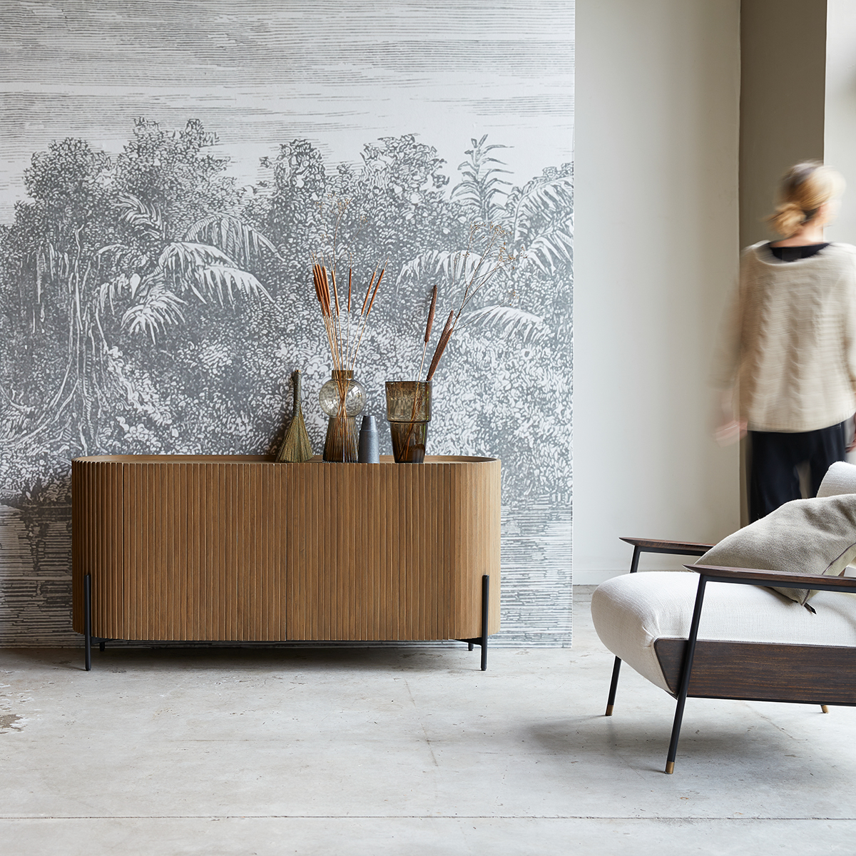 Lou mindi wood sideboard 150 cm Lou mindi wood sideboard 150 cm