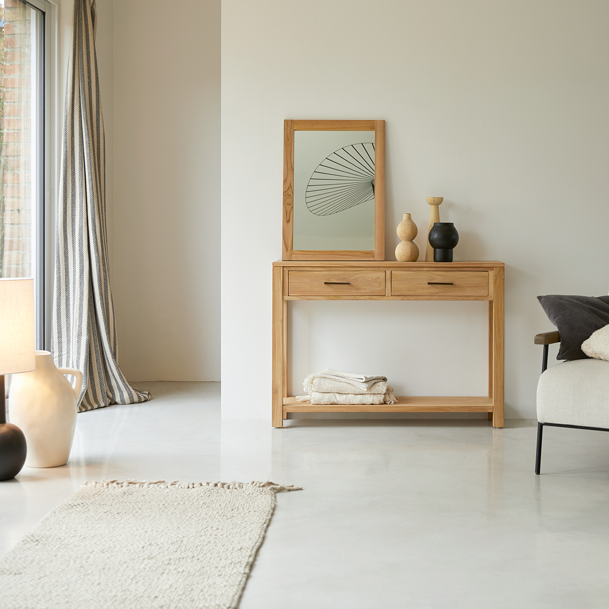 Maë teak Console table Maë teak Console table