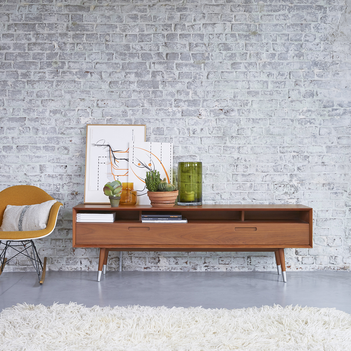 Magda 50’s teak TV Stand 180 cm Magda 50’s teak TV Stand 180 cm