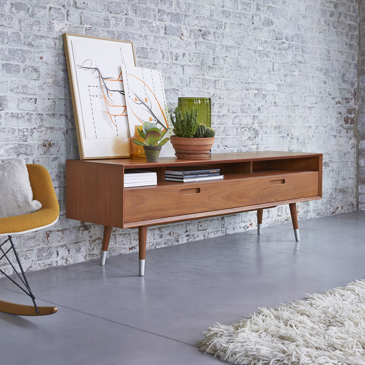 Magda 50’s teak TV Stand 180 cm Magda 50’s teak TV Stand 180 cm