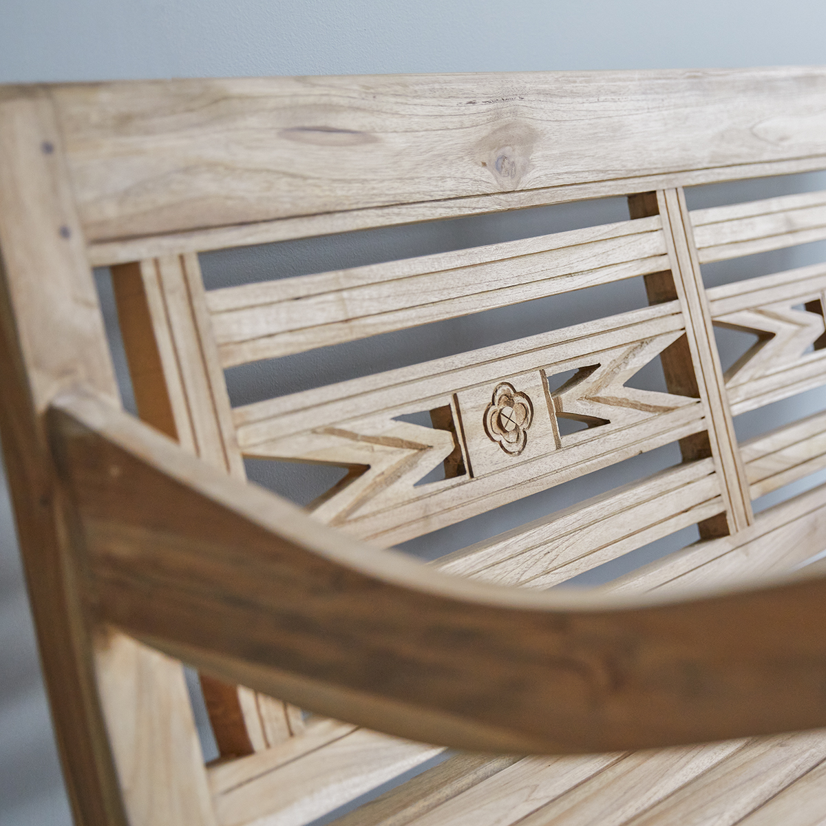 Marceau recycled teak bench 120 Marceau recycled teak bench 120