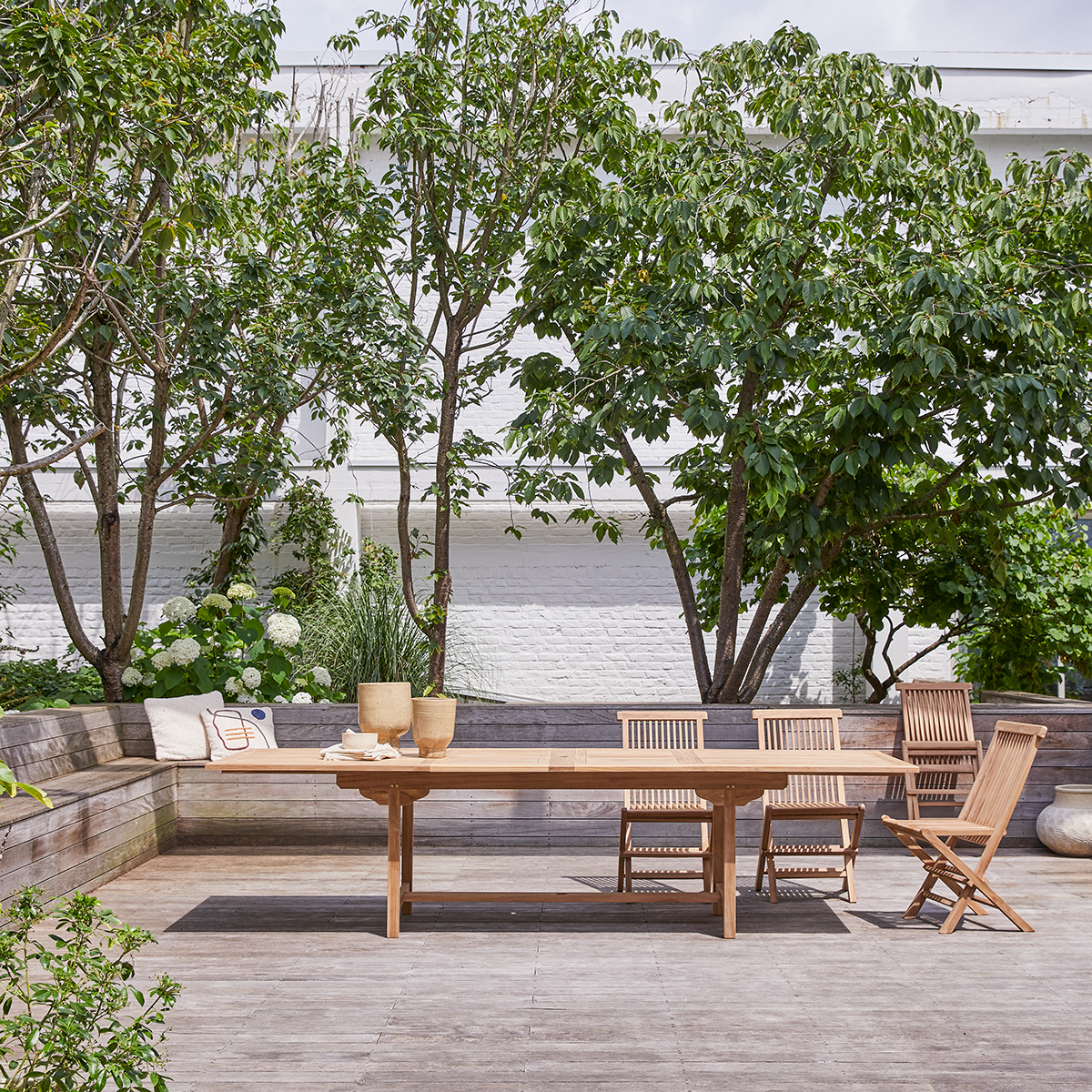 Mesa de Jardín Rectangular teca maciza 200 Capri Mesa de Jardín Rectangular teca maciza 200 Capri