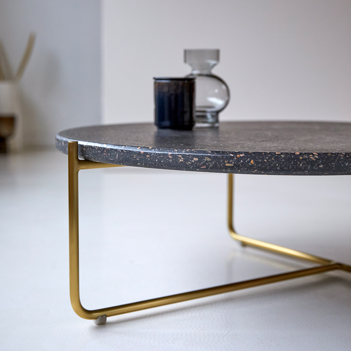 Metal and Terrazzo Coffee Table 80 Anatole Metal and Terrazzo Coffee Table 80 Anatole