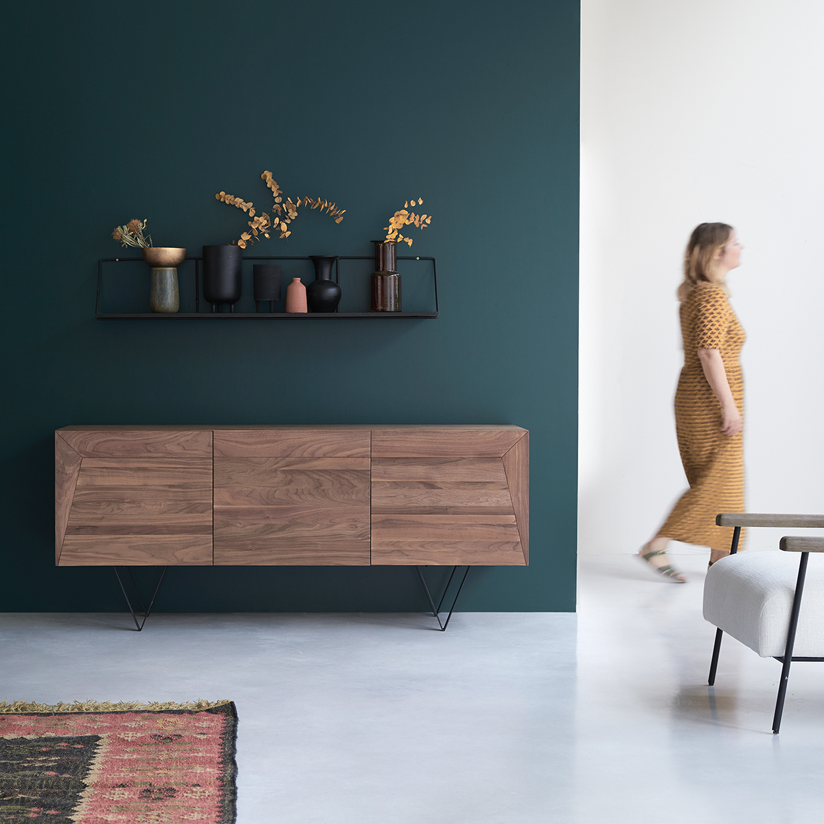 Metric solid walnut sideboard 175 cm Metric solid walnut sideboard 175 cm