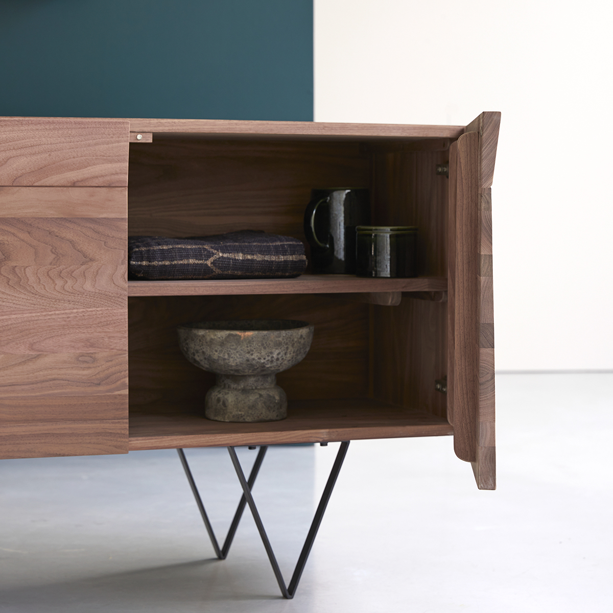 Metric solid walnut sideboard 175 cm Metric solid walnut sideboard 175 cm