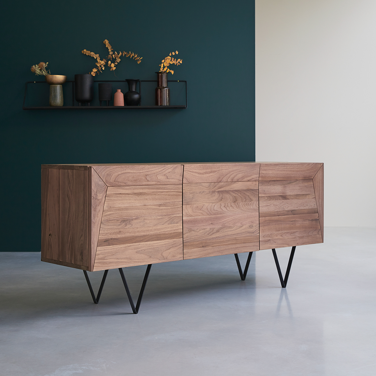 Metric solid walnut sideboard 175 cm Metric solid walnut sideboard 175 cm